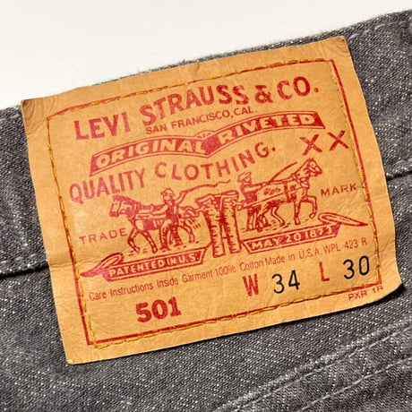 1990's Levi's 501 Gray Denim Pants Deadstock