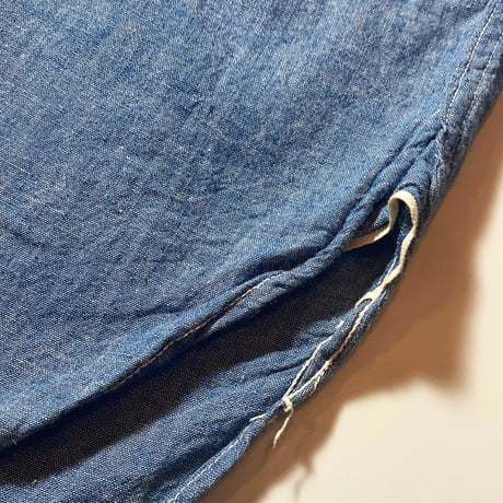 1940〜50's US.NAVY Chambray L/S Shirt