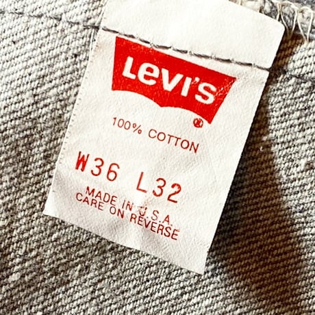 1990's Levi's 501 Gray Denim Pants Deadstock