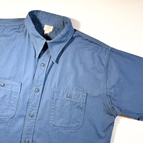 1940〜50's Cone Fabric Herringbone L/S Shirt