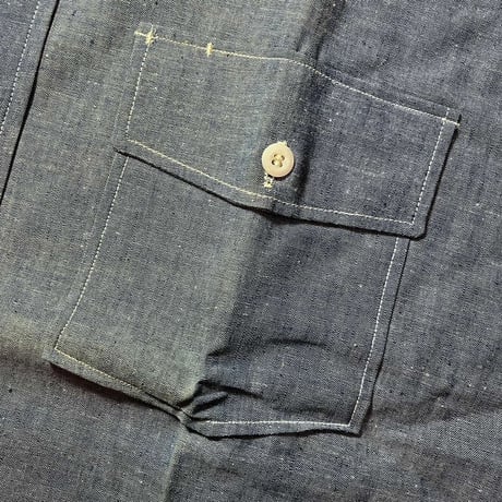 1950〜60's N&W Chambray L/S Shirt Deadstock