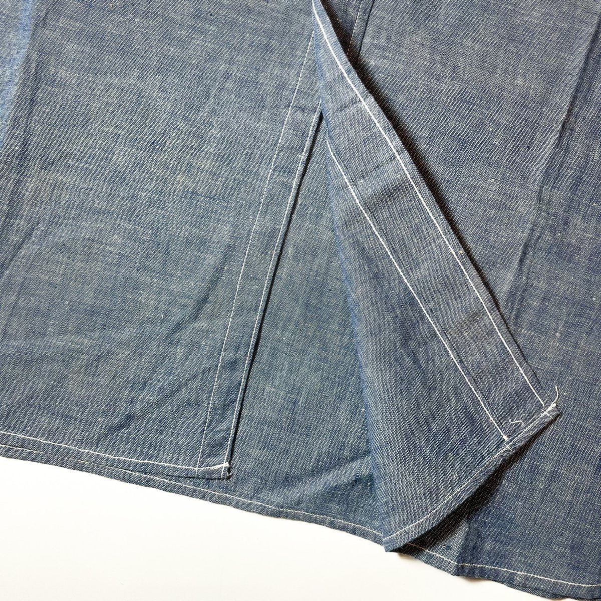1950〜60's US.NAVY Chambray L/S Shirt Deadstock