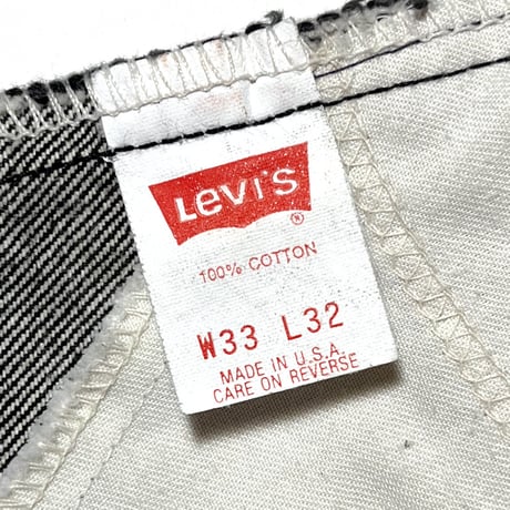 1990's Levi's 505 Black Denim Pants