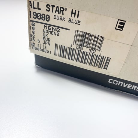 1990's CONVERSE ALL STAR Hi Deadstock