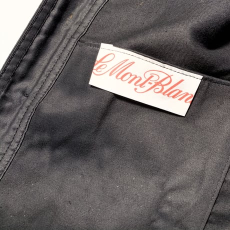 1940〜50's Le Mont-Blanc Black Moleskin Jacket Deadstock