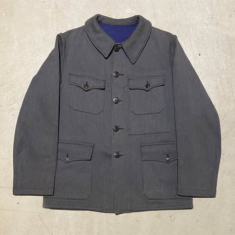 1950's French Unknown Pique Hunting Jacket