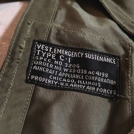1940's USAAF C-1 Vest