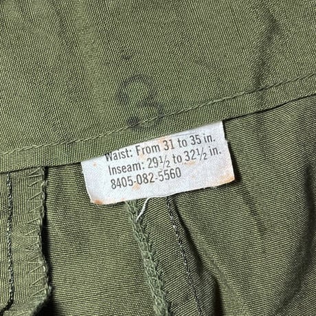 1960's US.ARMY Jungle Fatigue 3rd Trousers