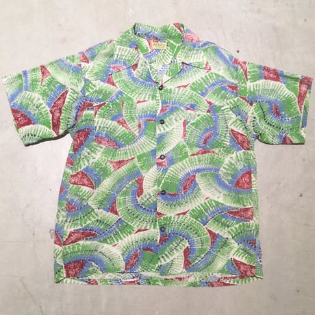 1950's DEER CREEK Seersucker S/S Shirt