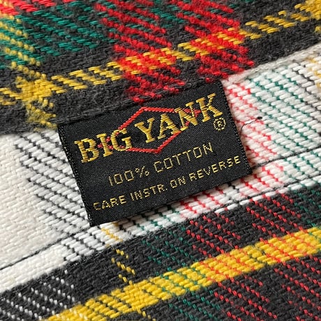1970's BIG YANK Heavy Flannel L/S Shirt