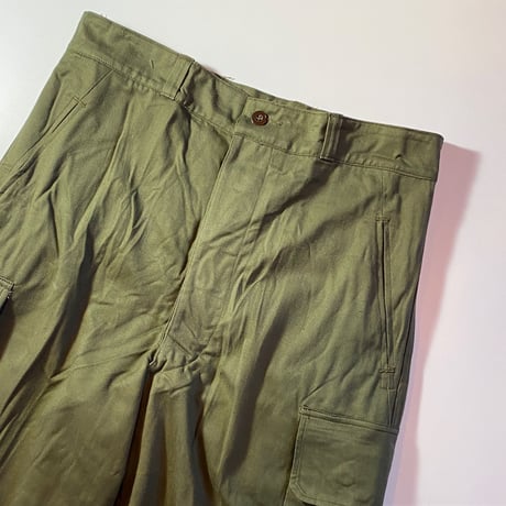 1950〜60's French Army M-47 Herringbone Trousers Deadstock