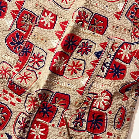 1950's PENNEY'S TOPFLIGHT Seersucker S/S Shirt Deadstock