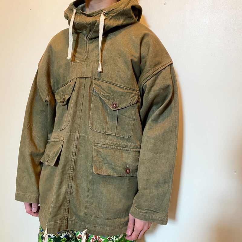 40s【Britiish Army SAS Greendenim Smock】 fit=scale-down,w=1200