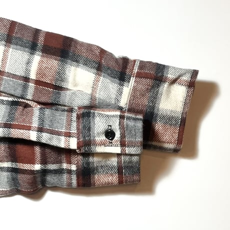 1980's WINTER RUN Heavy Flannel L/S Shirt Deadstock