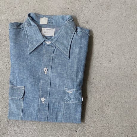 1970's BIG MAC Chambray L/S Shirt Deadstock