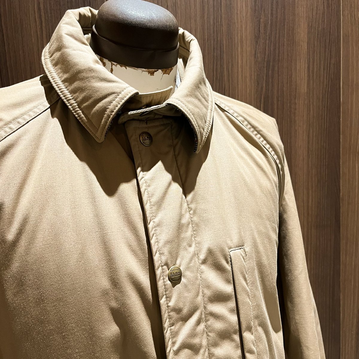美品80's LL bean storm coat XL Vintage 80's LL Bean Goretex Beige Windbreaker Waterproof Jacket