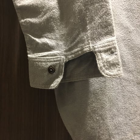 1940's NORTHWOOD Chamois Cloth Pollover L/S Shirt