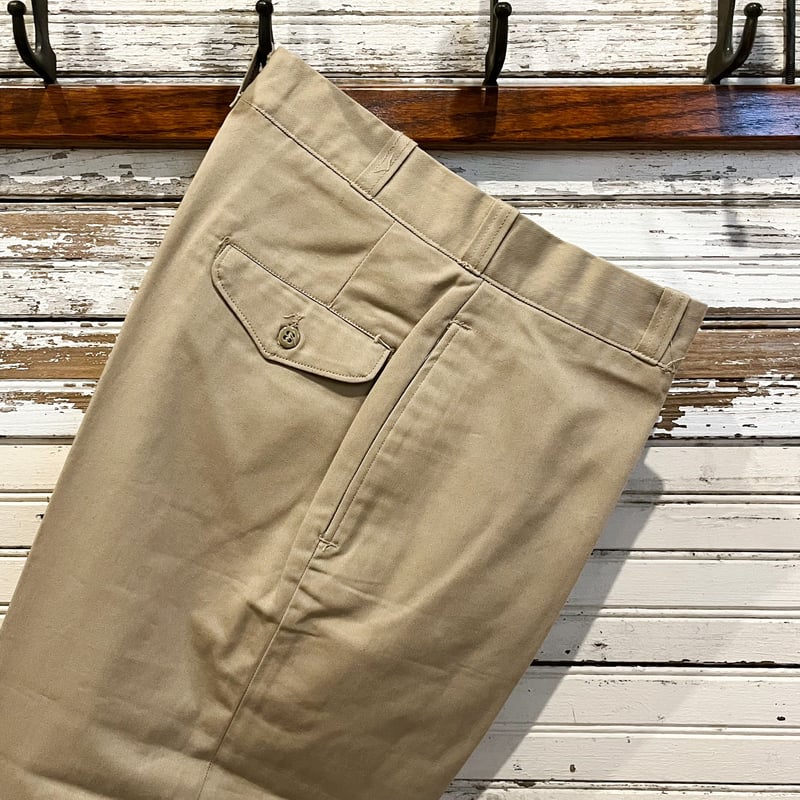 ニ*ー様 60s US ARMY デッドストック CHINO TROUSERS 60s U.S.ARMY Chino Trousers （W33） | Wonder Wear
