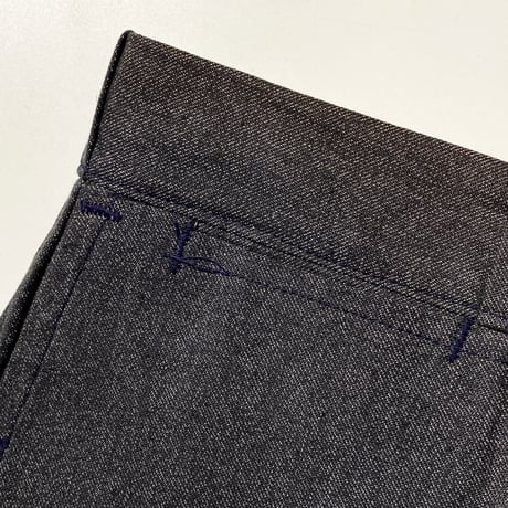 1940's〜 Unknown Black Chambray Trousers Deadstock