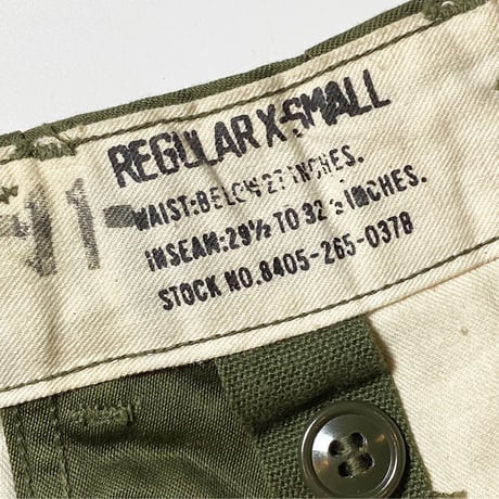 1950's US.ARMY M-51 Field Trousers Deadstock