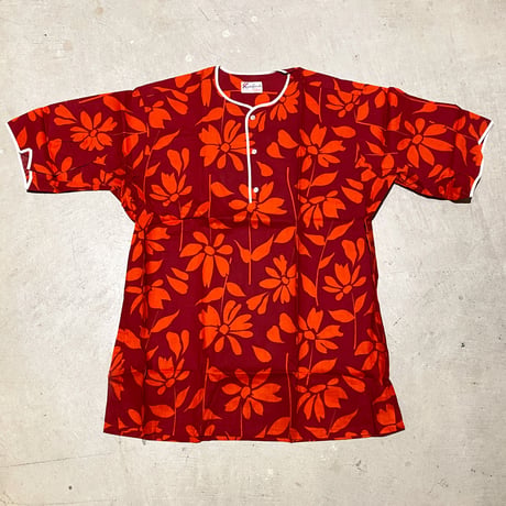 1960's Squlre Casuals Henleyneck S/S Shirt Deadstock