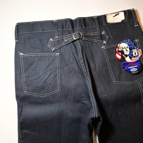 1960〜70's rappers Cotton Trousers Deadstock