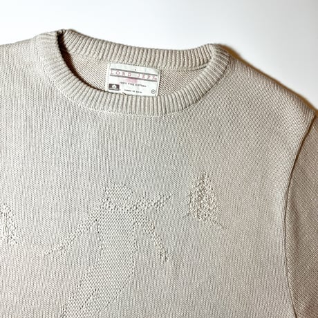 1980's LOAD JEFF Cotton Sweater Deadstock
