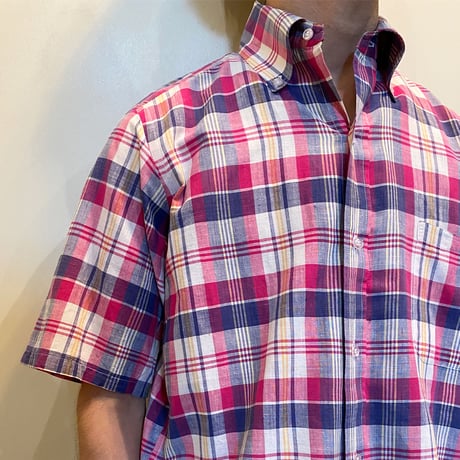 1960〜70's Brooks Brothers Indian Madras S/S Shirt