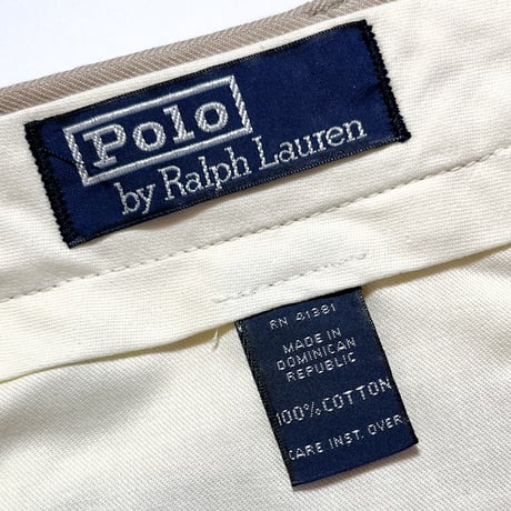 1990's〜 Polo by Ralph Lauren Herringbone Trousers Deadstock
