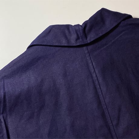 1950's French Unknown Cotton&Linen Jacket Deadstock