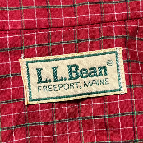 1980〜90's L.L.Bean L/S Shirt Deadstock