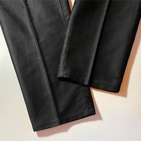 1930's〜 L'ATHLETE Black Moleskin Trousers Deadstock