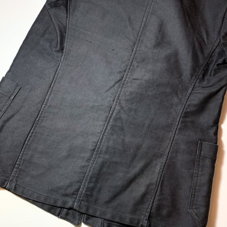 1940's〜 French Unknown Black Moleskin Jacket