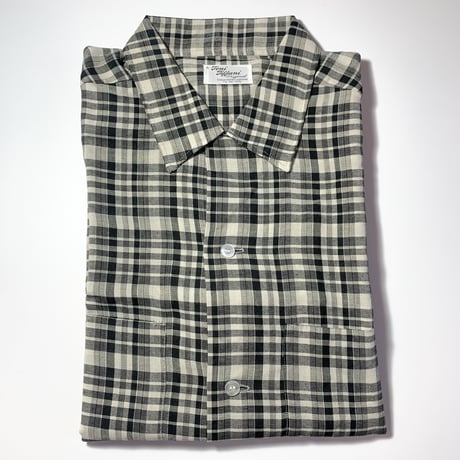1960's Joni Jiffani Cotton&Linen S/S Shirt Deadstock