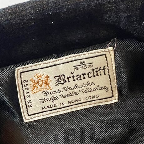 1970's Briarcliff Wool L/S Shirt Deadstock