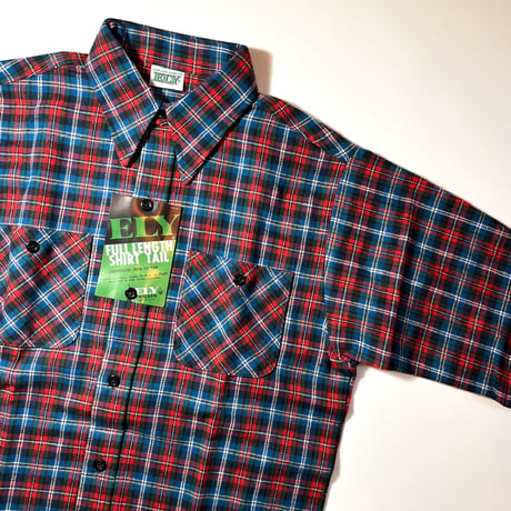 1970's ELY Heavy Flannel L/S Shirt Deadstock