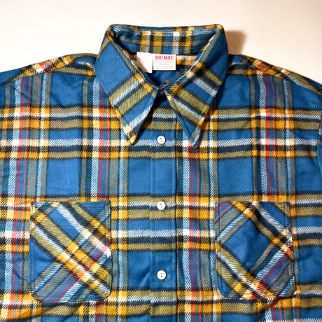 1970's BIG MAC Heavy Flannel L/S Shirt Deadstock