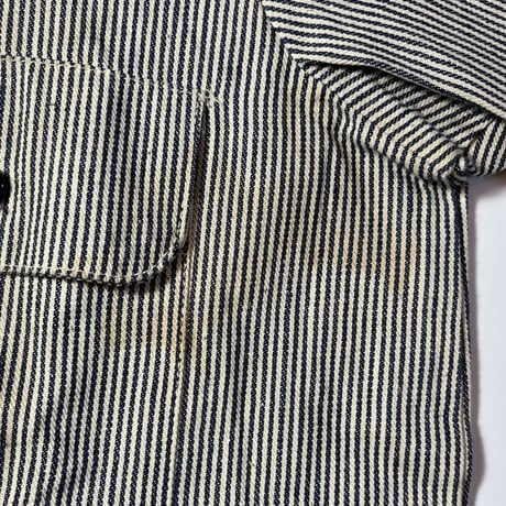 1960's SWEET-ORR Hickory Pullover S/S Shirt Deadstock