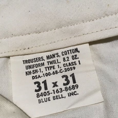 1960's US.ARMY Chino Trousers Deadstock