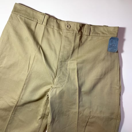 1950's French Railroad Chino Trousers Deadstock
