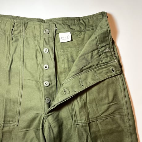 1960's US.ARMY Utility Trousers Deadstock