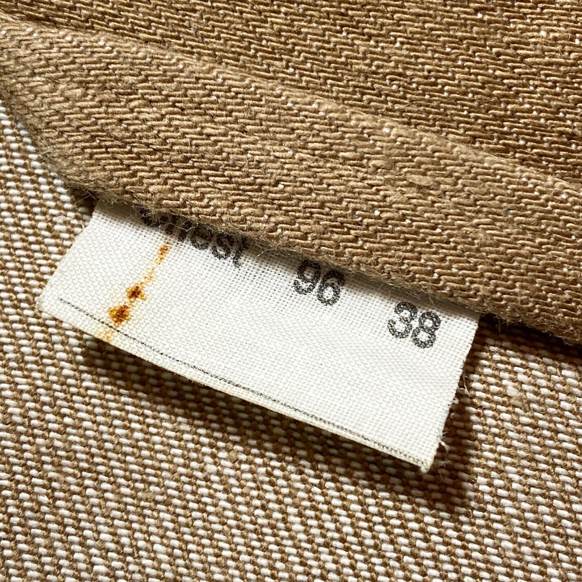1970's British Brown Denim Prisoner Jacket Dead