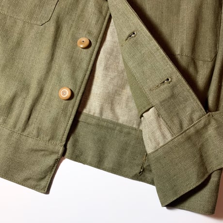 1950's British Army Green Denim Jacket Deadstock