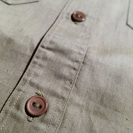 1940's〜 John strong L/S Shirt Deadstock