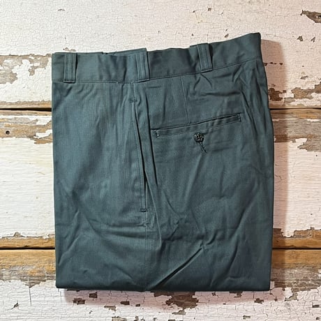 1960's US.ARMY Chino Trousers SPRUCE GREEN Deadstock