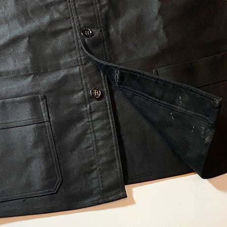 1940's〜 Vetement Combet Black Moleskin Jacket Deadstock