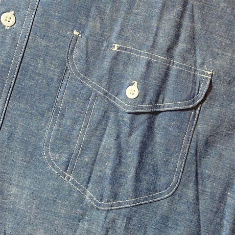1950's OSHKOSH Chambray L/S Shirt Deadstock