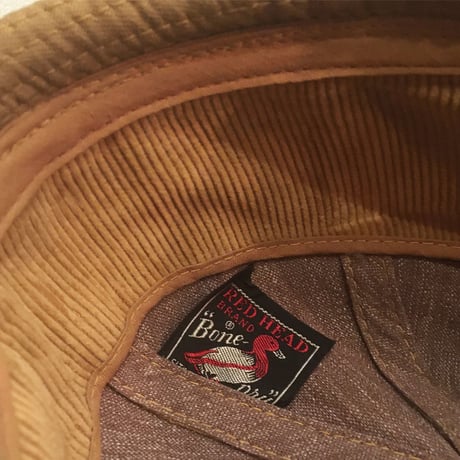 1950's Red Head Hunting Cap