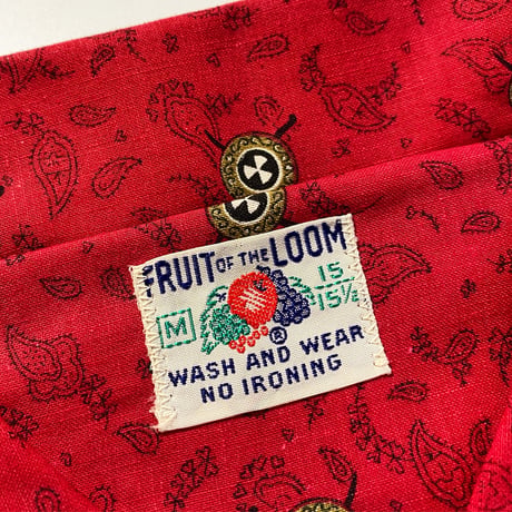 1950's〜 FRUIT OF THE LOOM L/S Shirt Deadstock