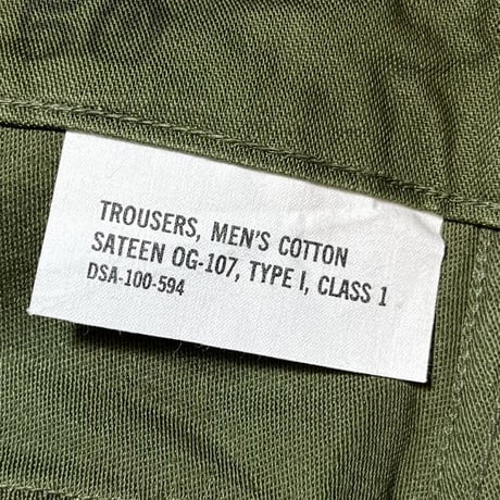 1960's US.ARMY Utility Trousers Deadstock